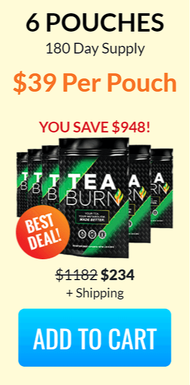 tea burn  6 pouch